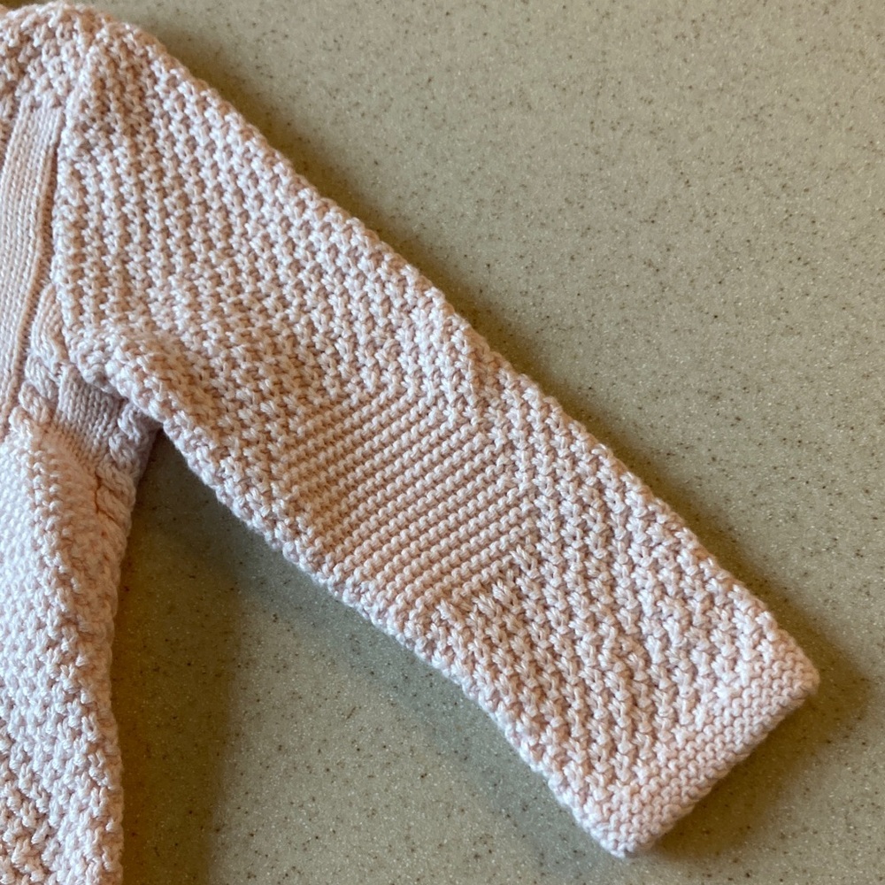 NWT Ralph Lauren Baby Pink Knit Hooded Sweater Size 12 Months - Picture 11 of 16